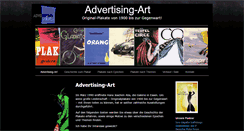 Desktop Screenshot of advertising-art.de